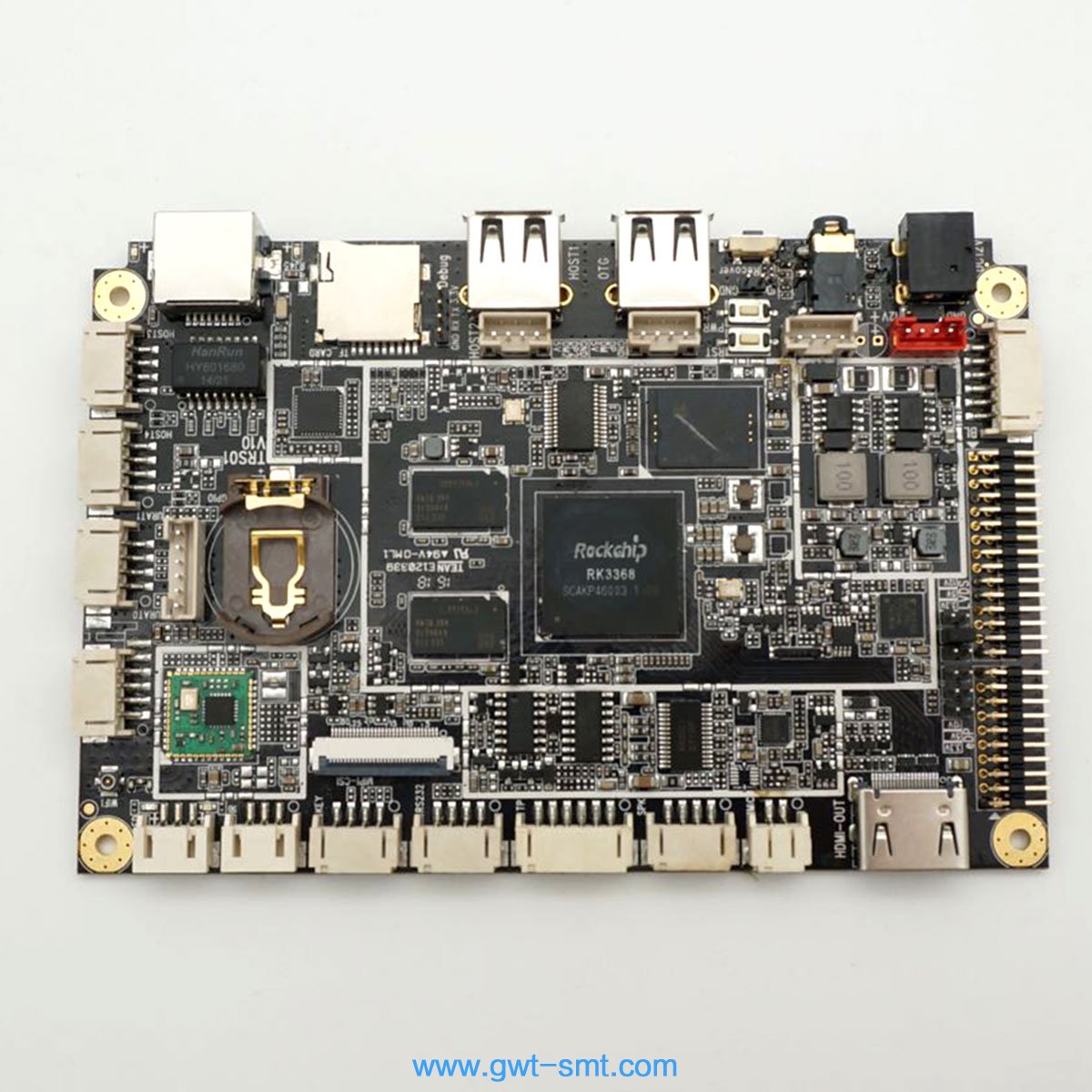 RK3368-smt貼片加工，礦機主板smt加工，DIP插件后焊